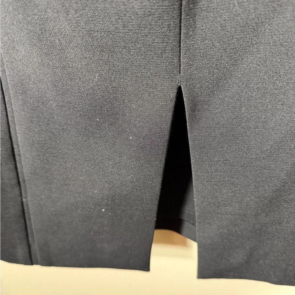 White House Black Market Black Lace-Up High-Waist Pencil Skirt